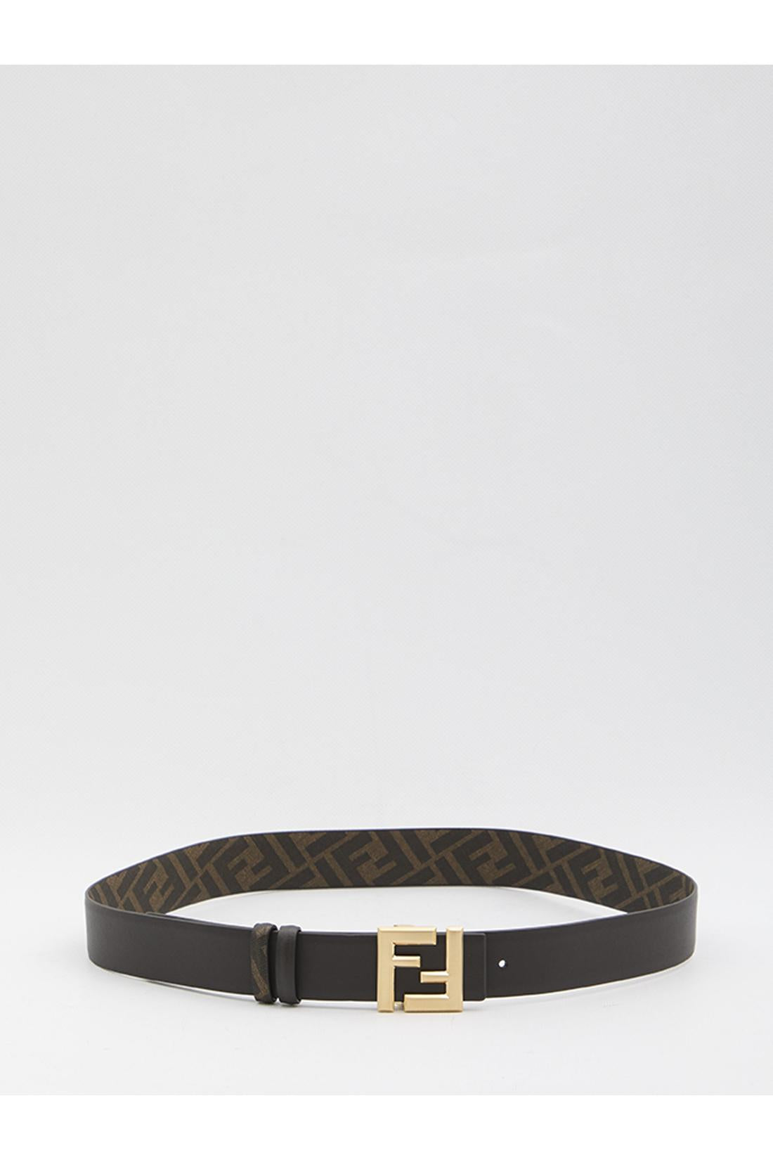 Fendi-OUTLET-SALE-FF reversible belt-ARCHIVIST