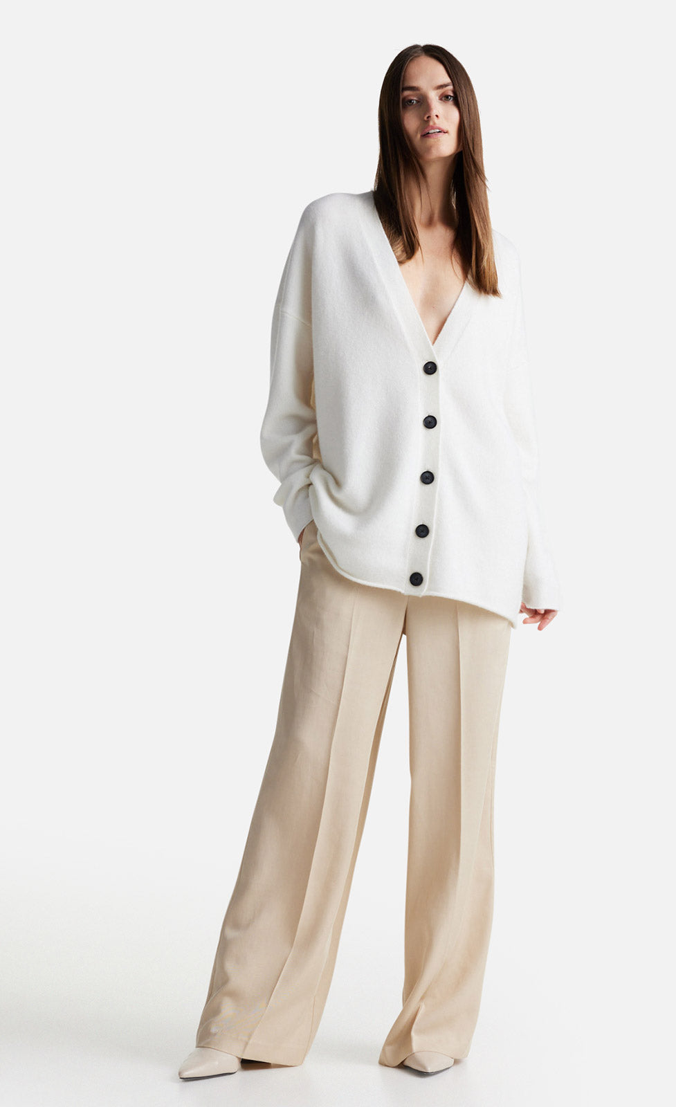 Edyth-Strick & Pullover-Iheart-OUTLET-XS-cream-ARCHIVIST-ARCHIVE-SALE