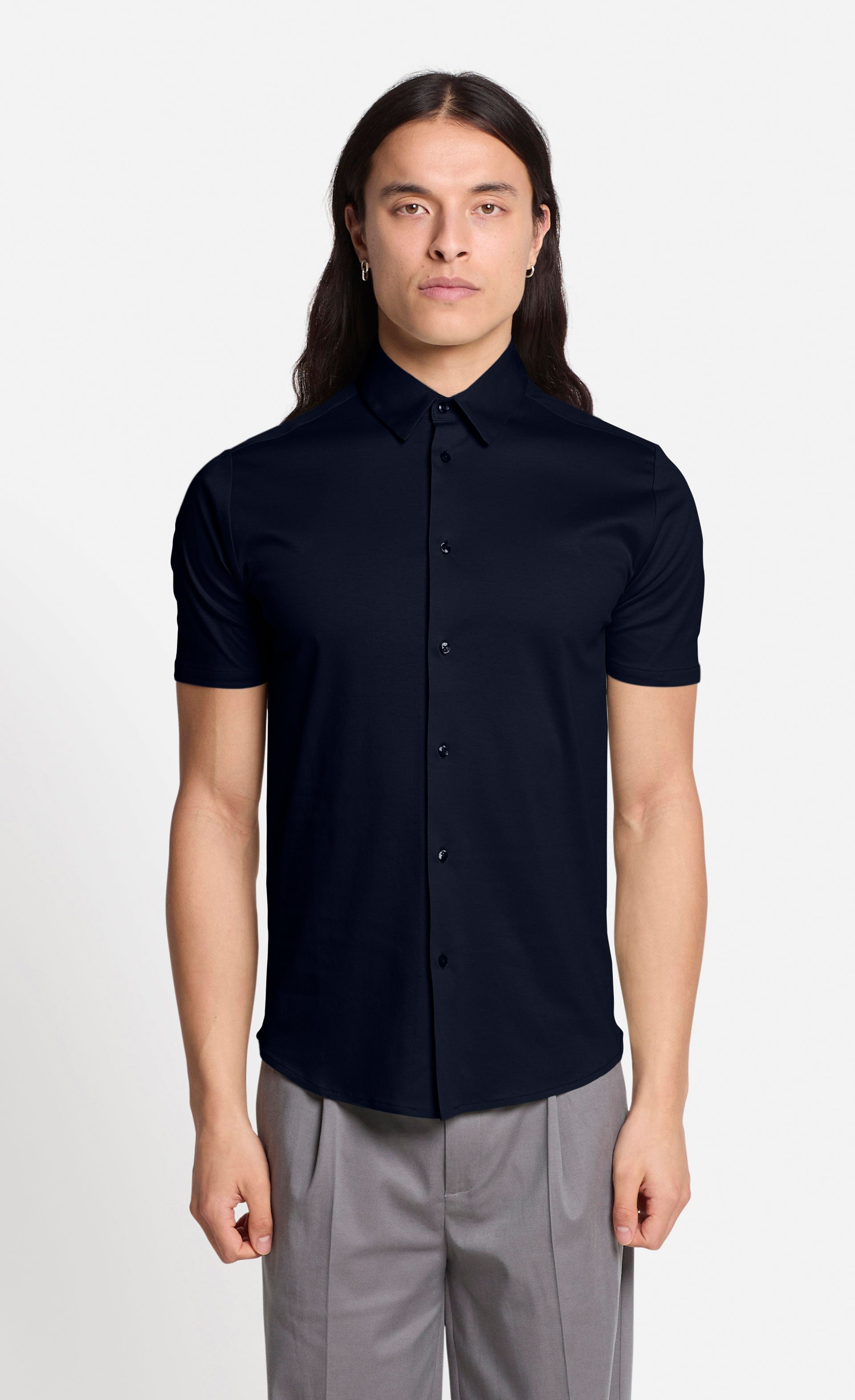Yevgeni-Hemden & Blusen-Kiefermann-OUTLET-S-dark navy-ARCHIVIST-ARCHIVE-SALE
