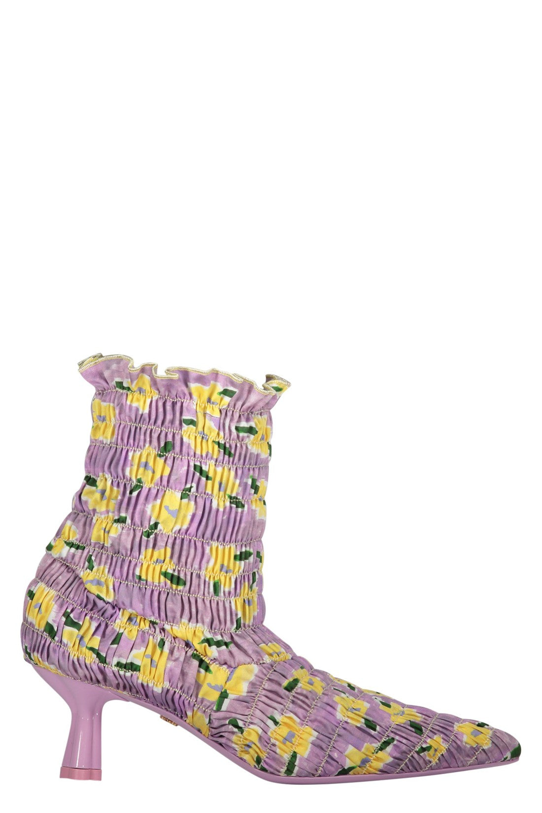 Amy Crookes-OUTLET-SALE-Fabric ankle boots-ARCHIVIST