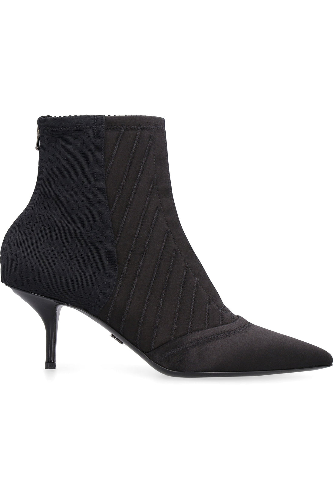 Dolce & Gabbana-OUTLET-SALE-Fabric ankle boots-ARCHIVIST