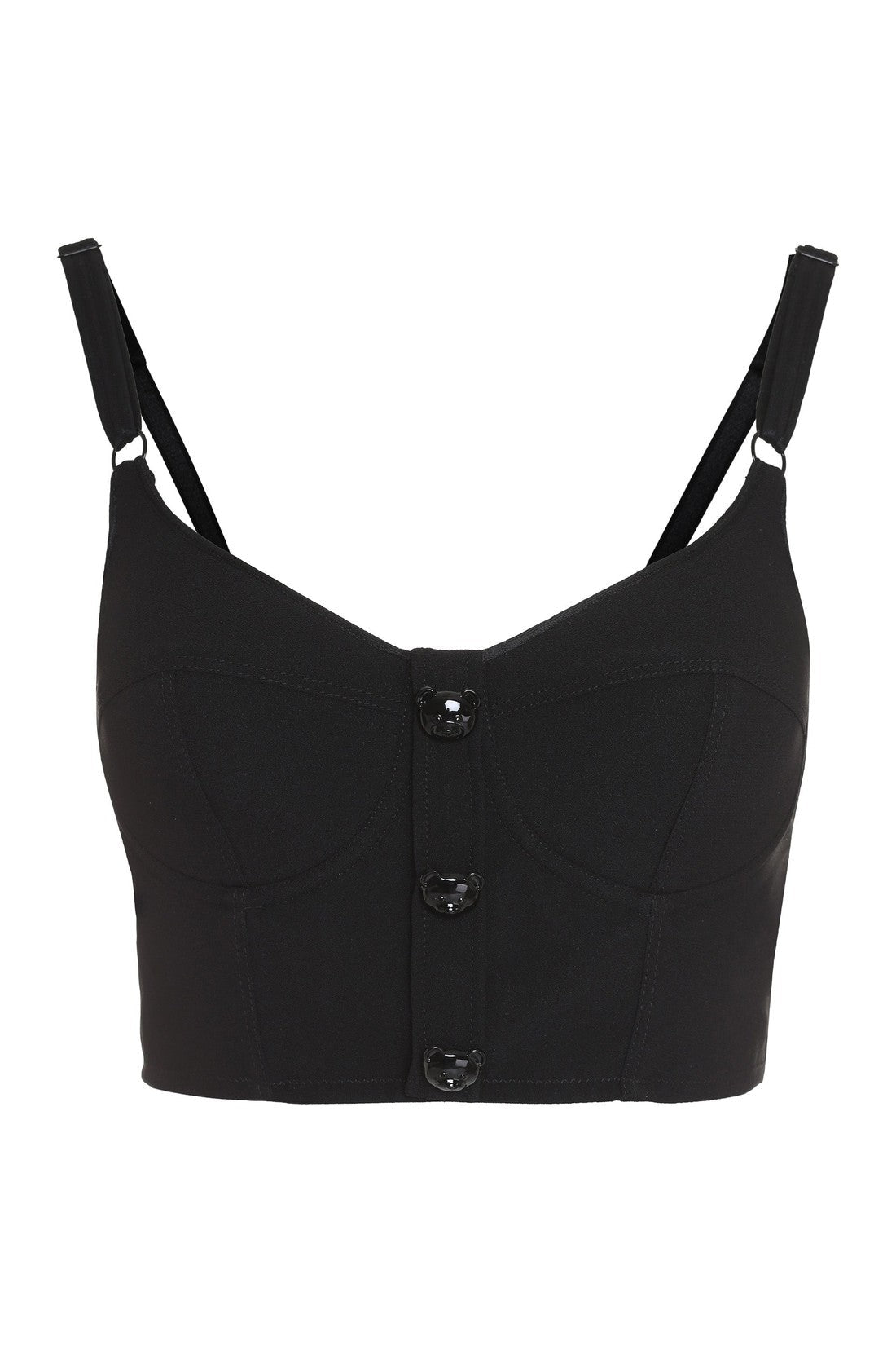 Moschino-OUTLET-SALE-Fabric crop top-ARCHIVIST