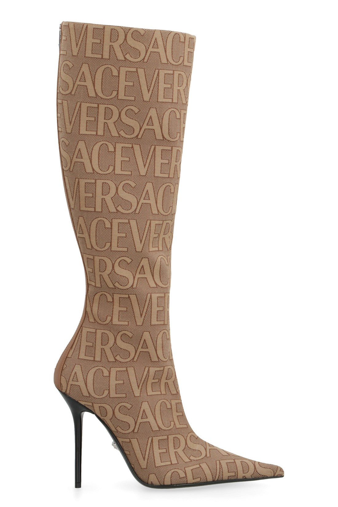 Versace-OUTLET-SALE-Fabric knee boots-ARCHIVIST