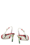 Dolce & Gabbana-OUTLET-SALE-Fabric slingback pumps-ARCHIVIST