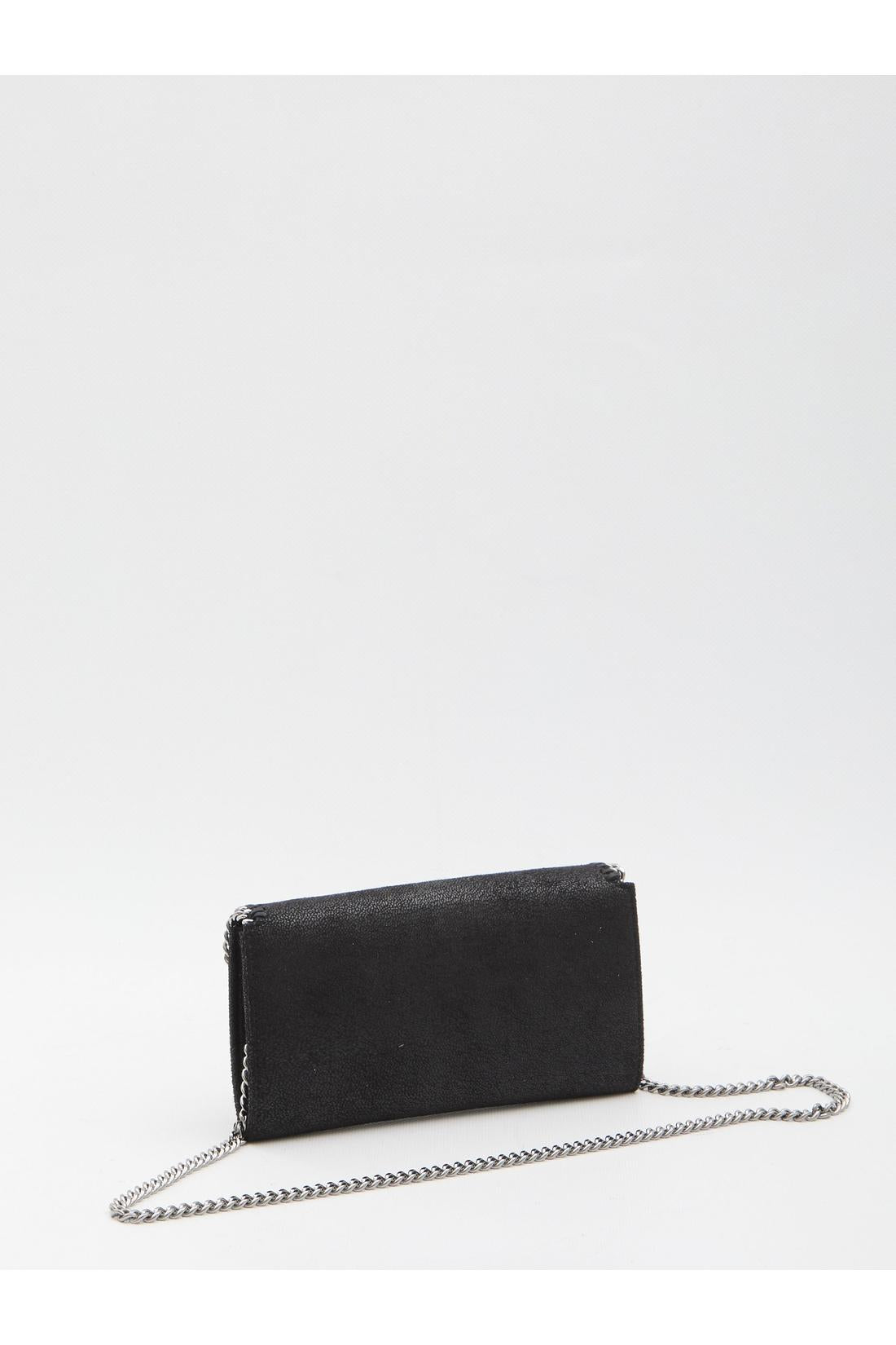 Stella Mccartney-OUTLET-SALE-Falabella continental wallet on chain-ARCHIVIST