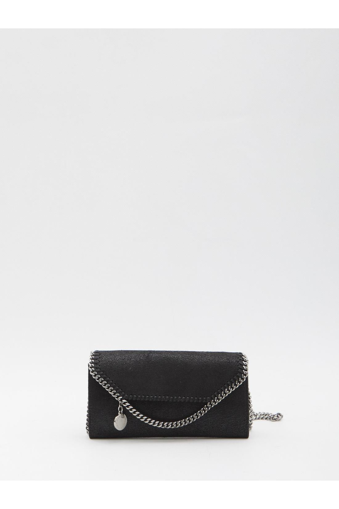 Stella Mccartney-OUTLET-SALE-Falabella continental wallet on chain-ARCHIVIST