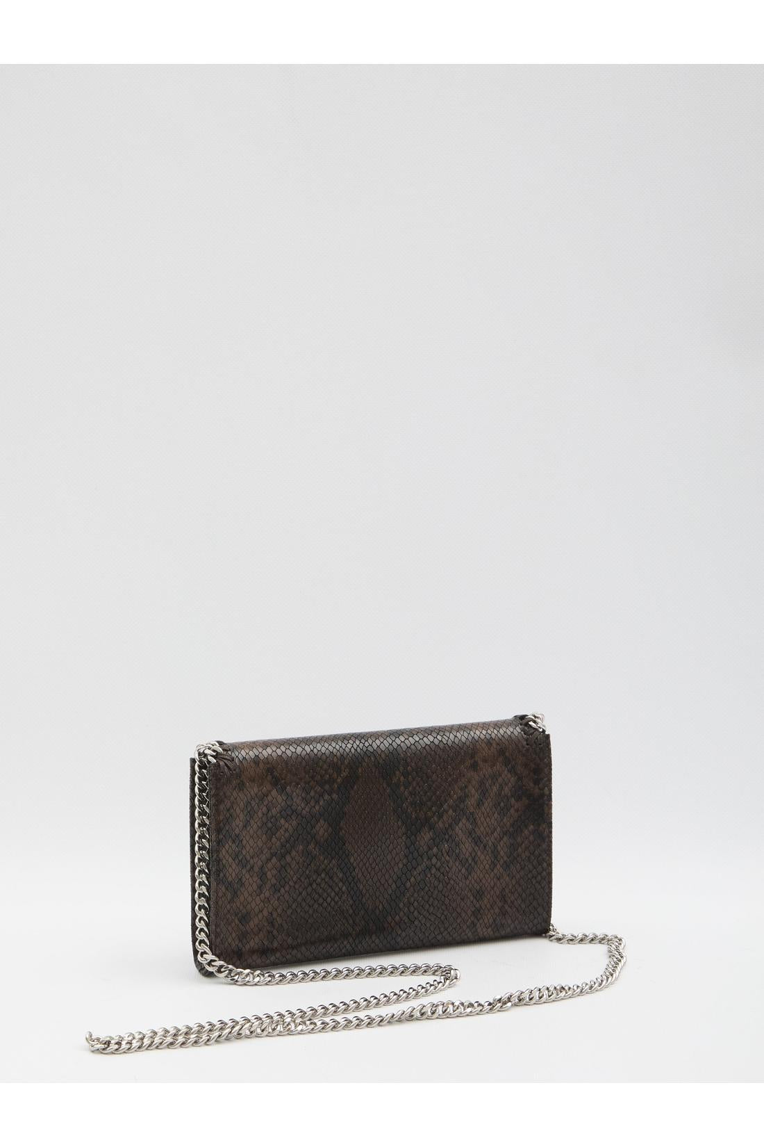 Stella Mccartney-OUTLET-SALE-Falabella wallet with chain-ARCHIVIST