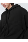 Acne Studios-OUTLET-SALE-Farmy Chain Rib Logo Tape Hoodie-ARCHIVIST