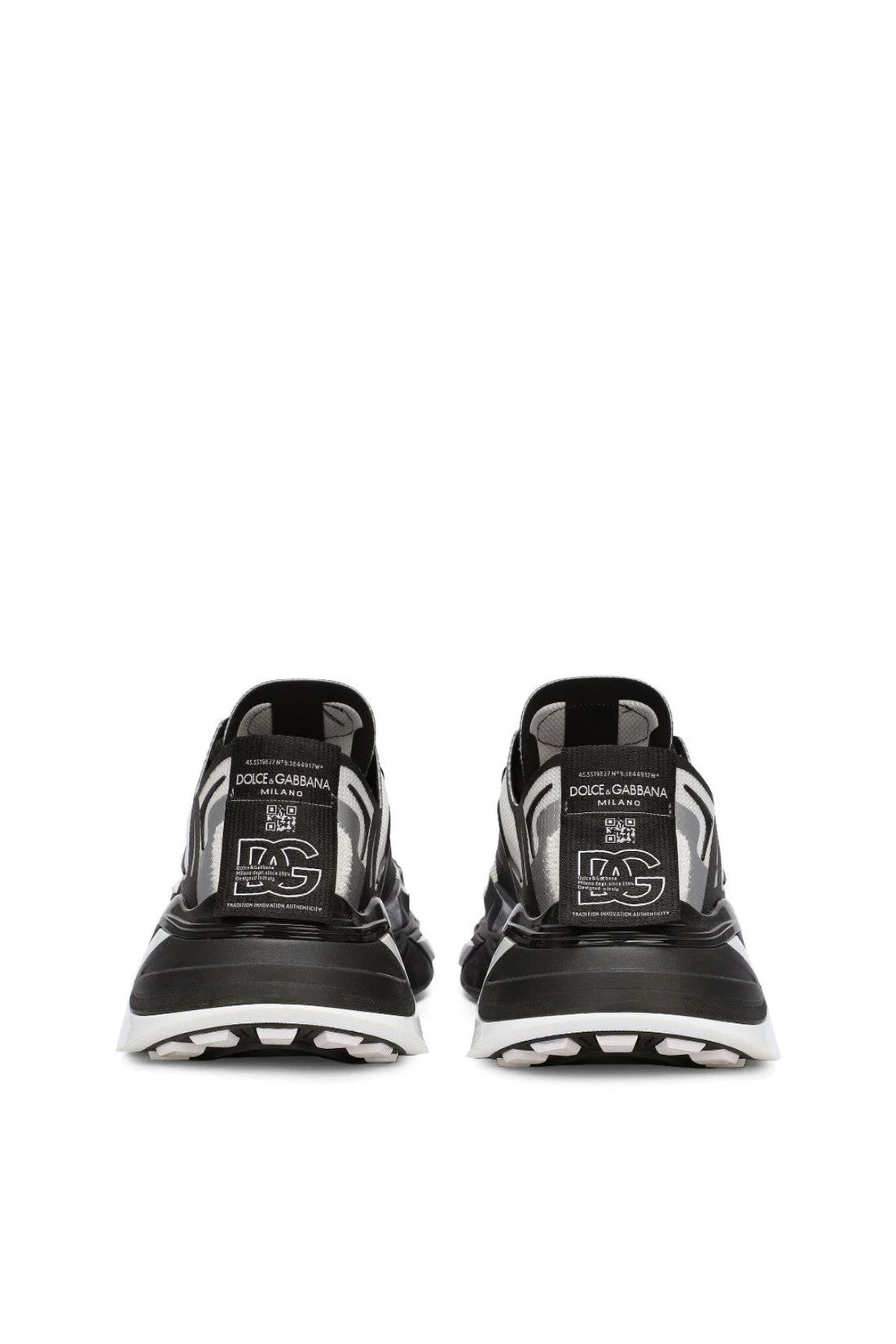 Dolce & Gabbana-OUTLET-SALE-Fast Panelled Logo Sneakers-ARCHIVIST