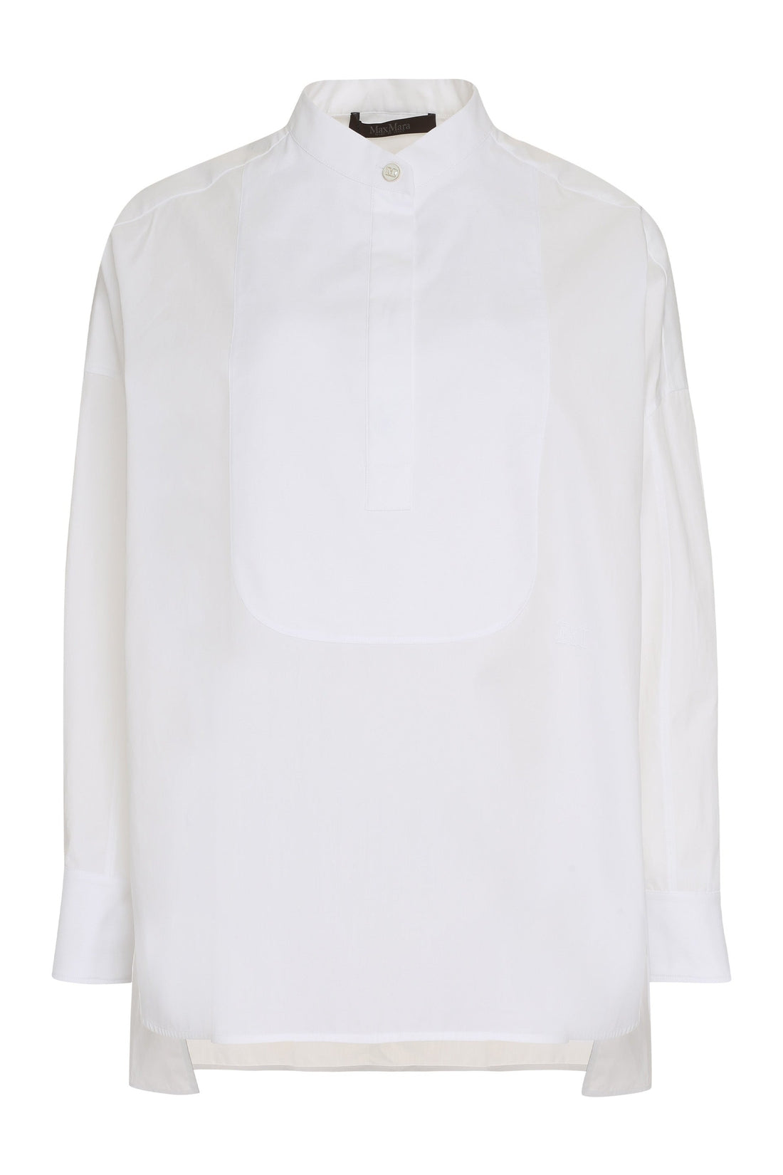 Max Mara-OUTLET-SALE-Fauna cotton shirt-ARCHIVIST