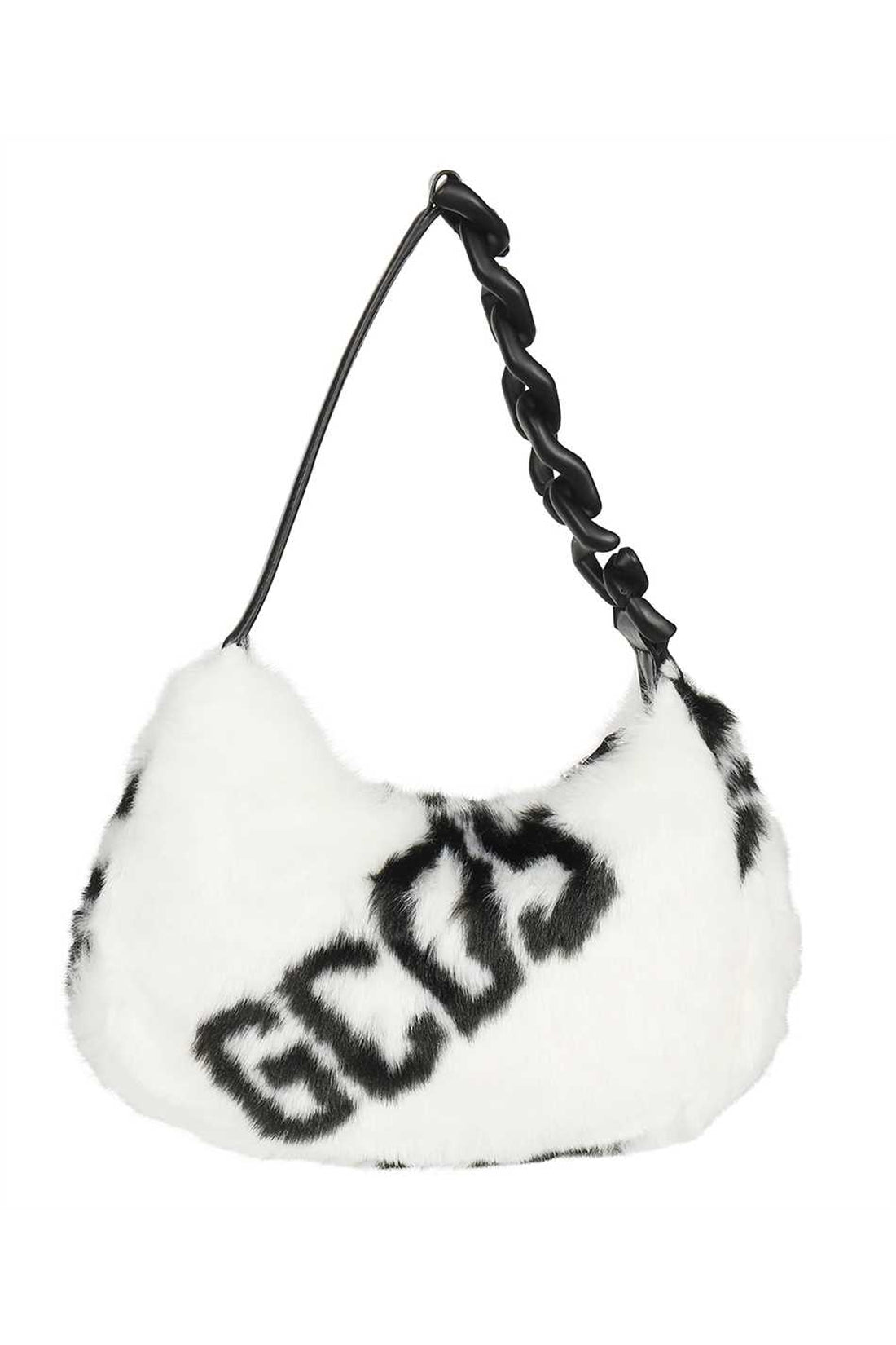 GCDS-OUTLET-SALE-Faux fur Hobo bag-ARCHIVIST
