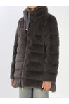 Herno-OUTLET-SALE-Faux fur down jacket-ARCHIVIST
