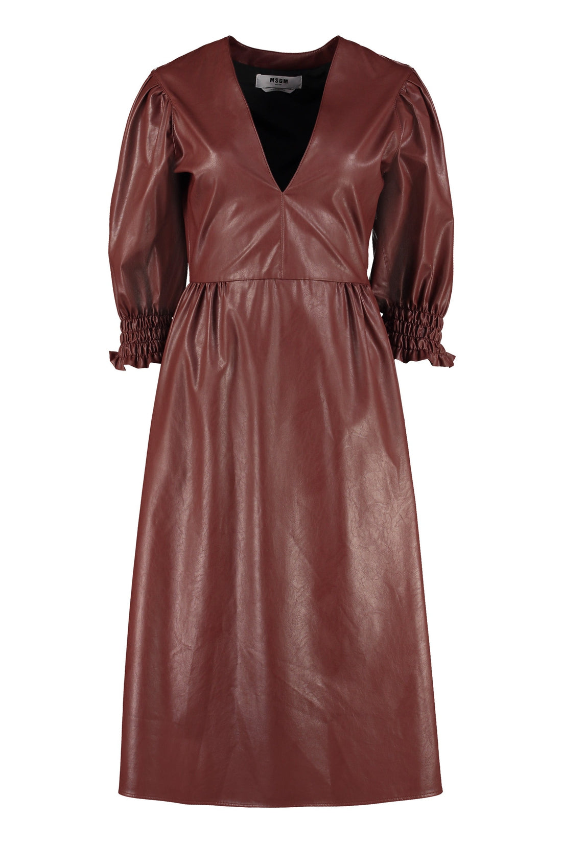 MSGM-OUTLET-SALE-Faux leather dress-ARCHIVIST