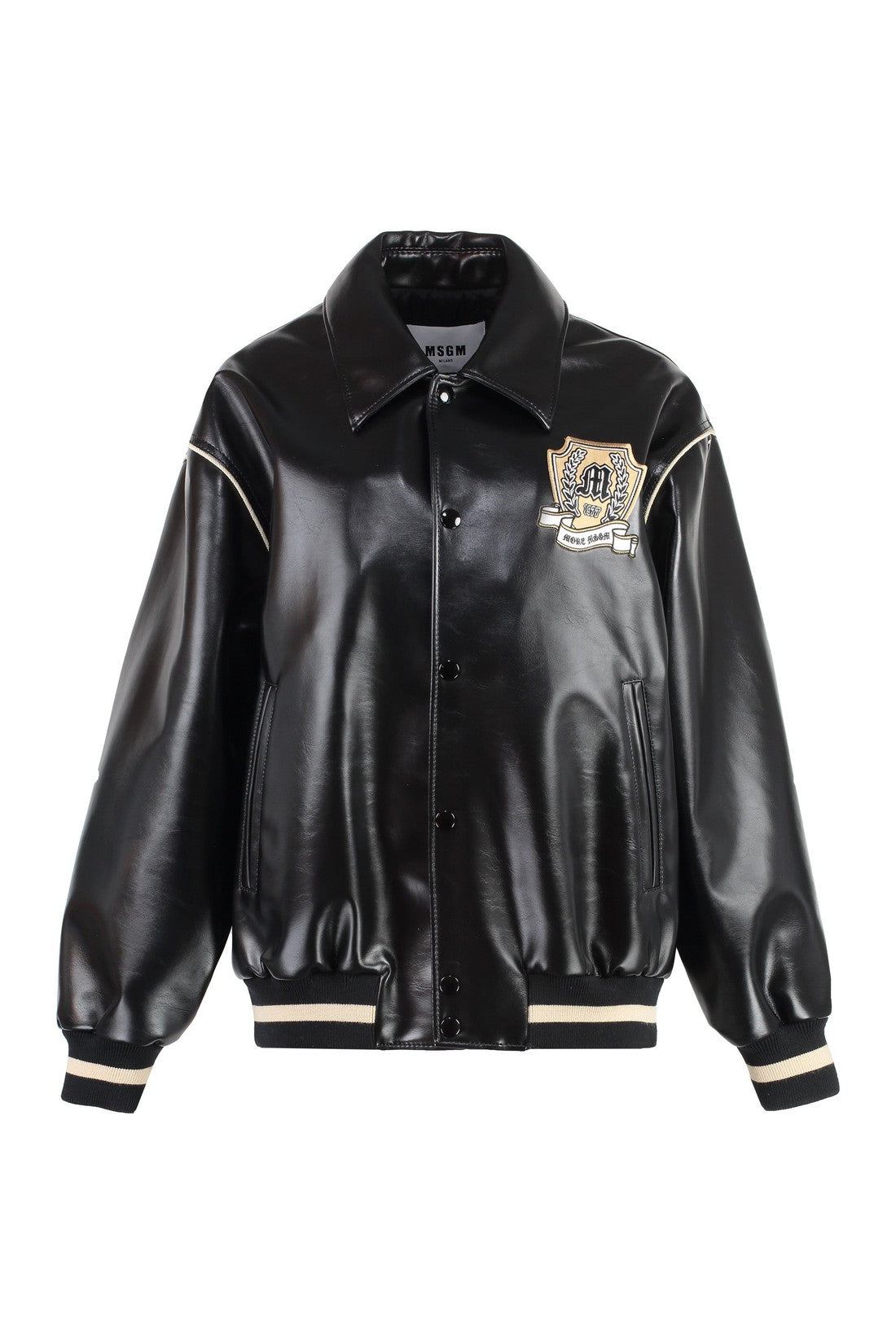 MSGM-OUTLET-SALE-Faux leather jacket-ARCHIVIST