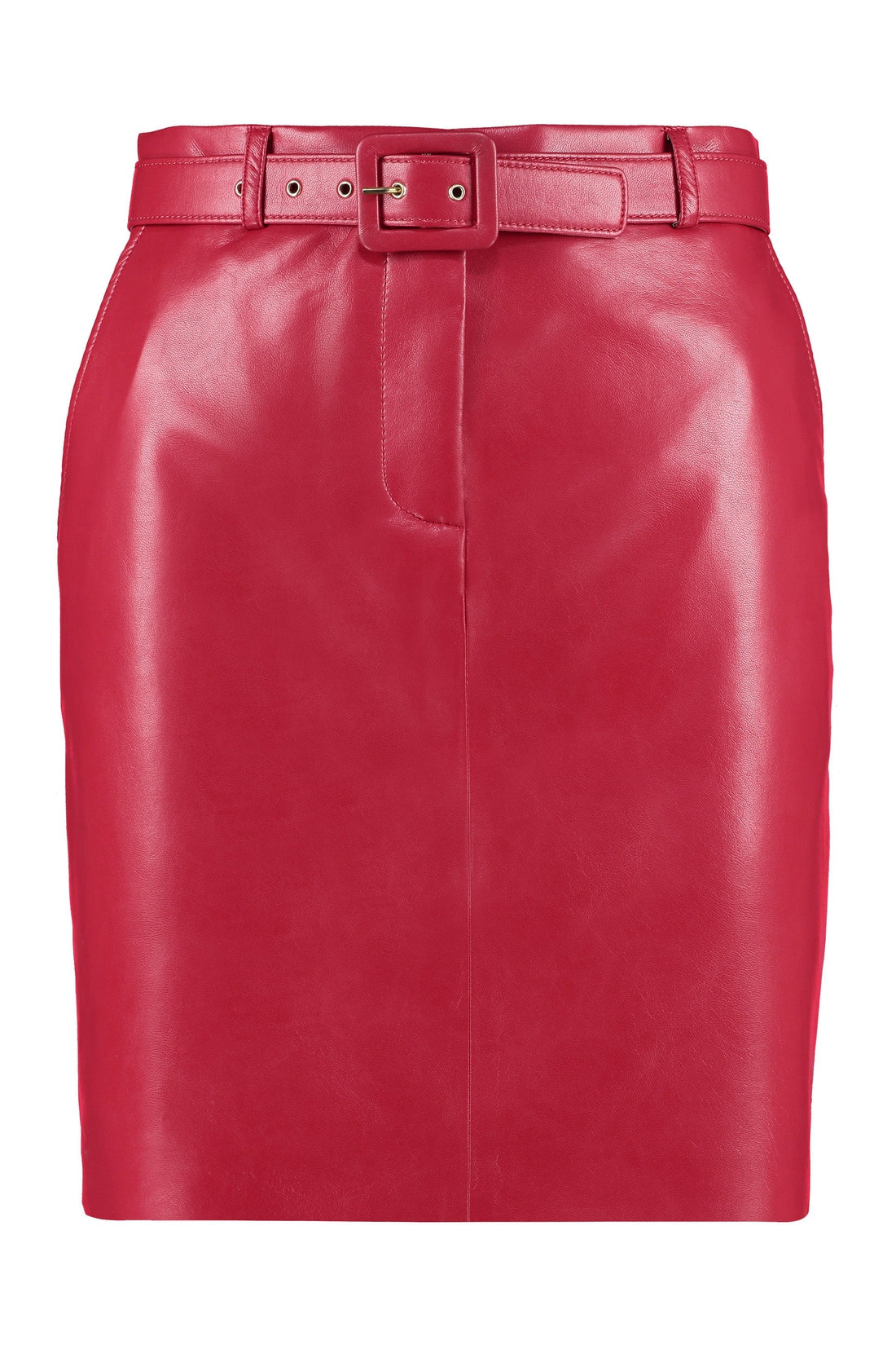 Simona Corsellini-OUTLET-SALE-Faux leather mini skirt-ARCHIVIST