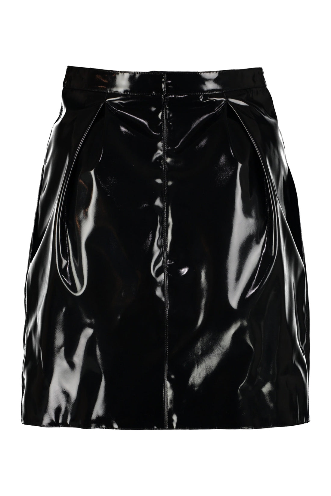 Versace-OUTLET-SALE-Faux leather mini skirt-ARCHIVIST