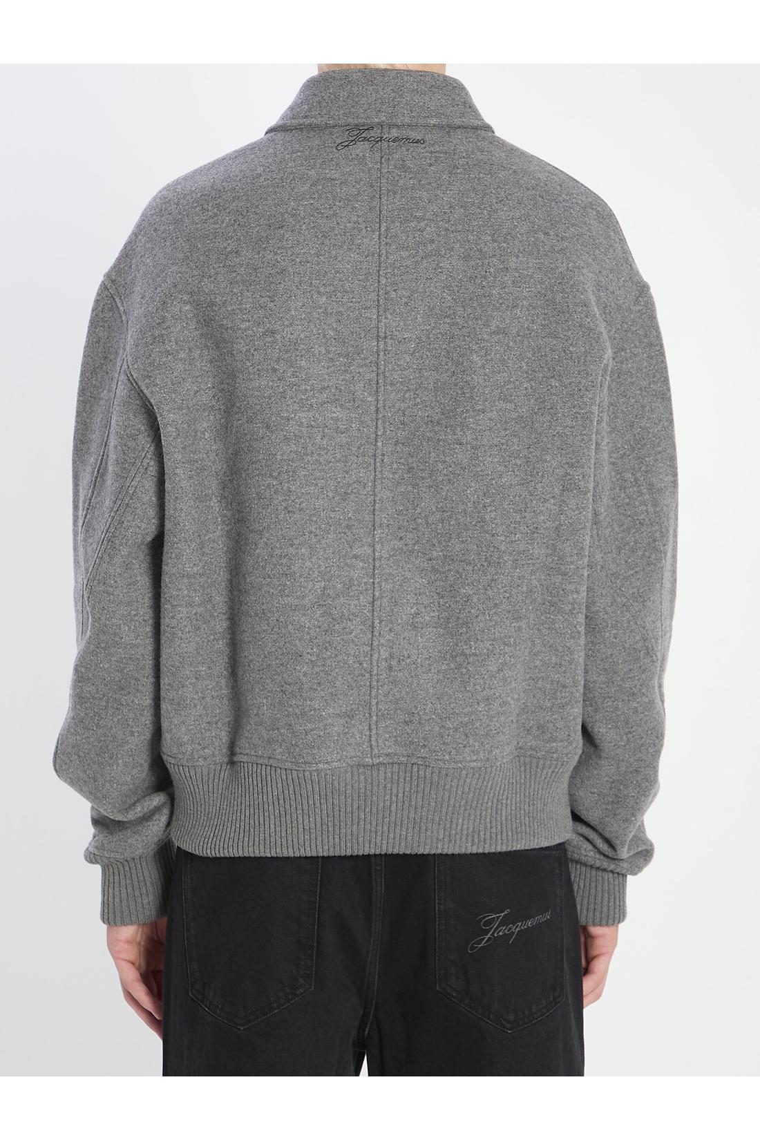 Jacquemus-OUTLET-SALE-Feltro bomber jacket-ARCHIVIST