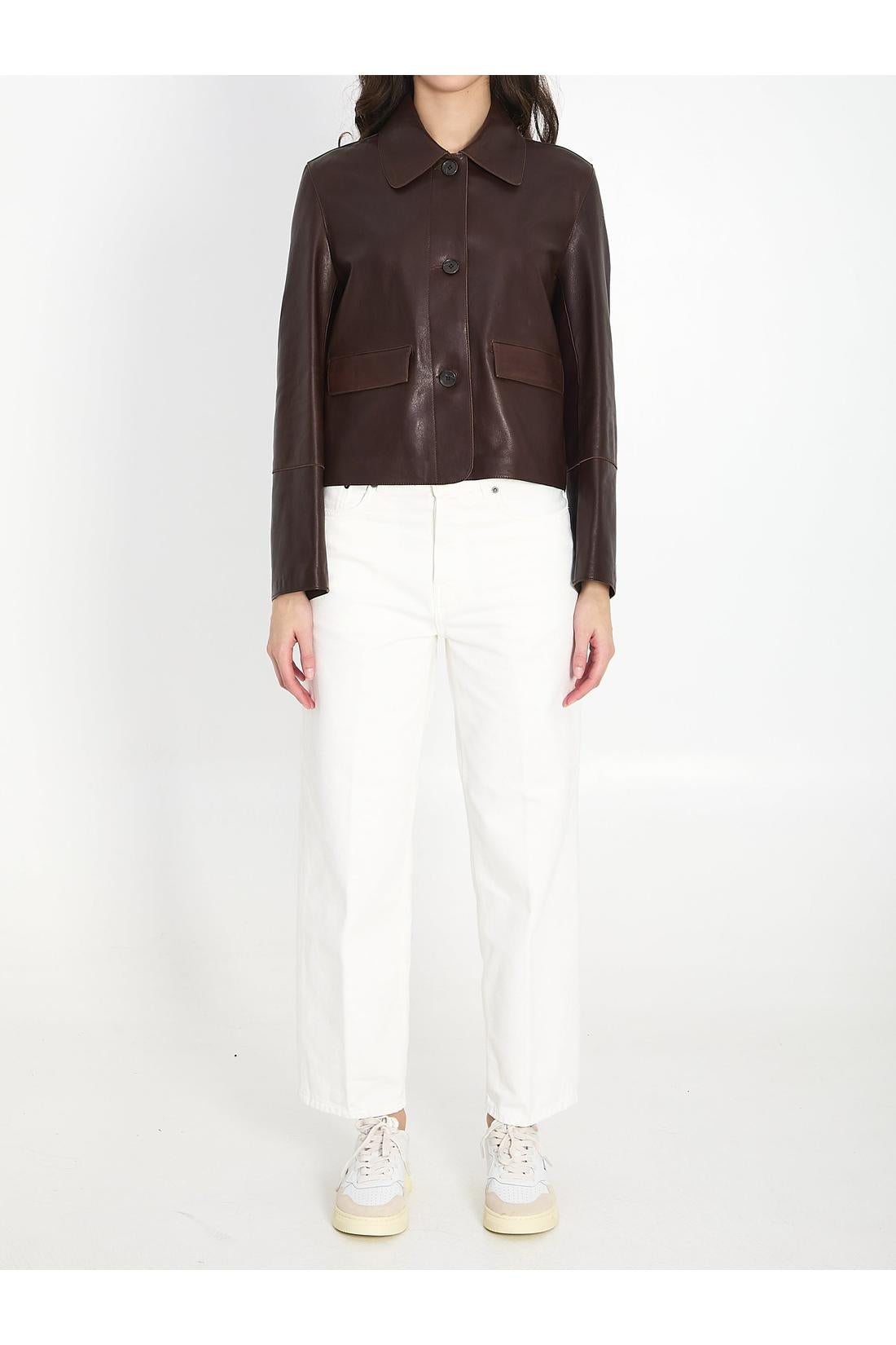 Arma-OUTLET-SALE-Fem vintage leather jacket-ARCHIVIST