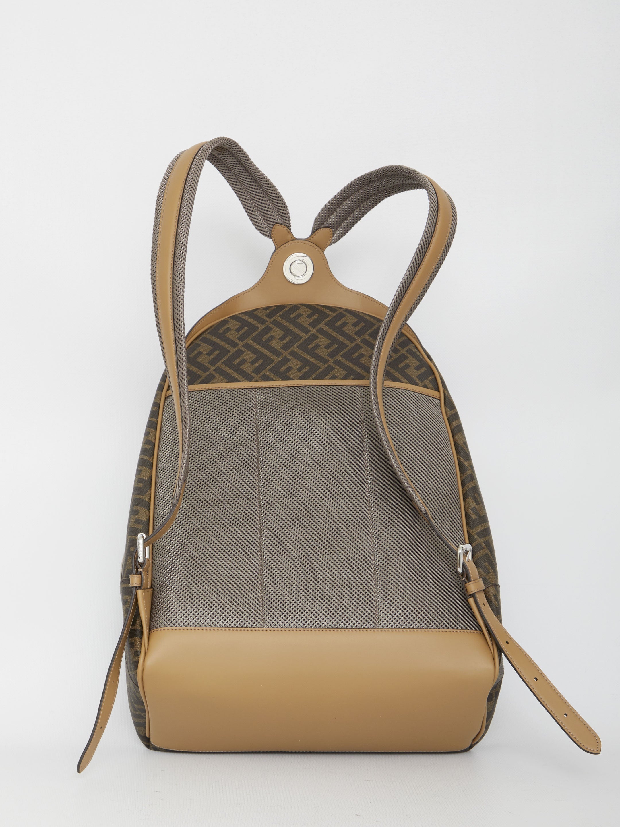 FENDI-OUTLET-SALE-Fendi Chiodo Medium Diagonal backpack-ARCHIVIST