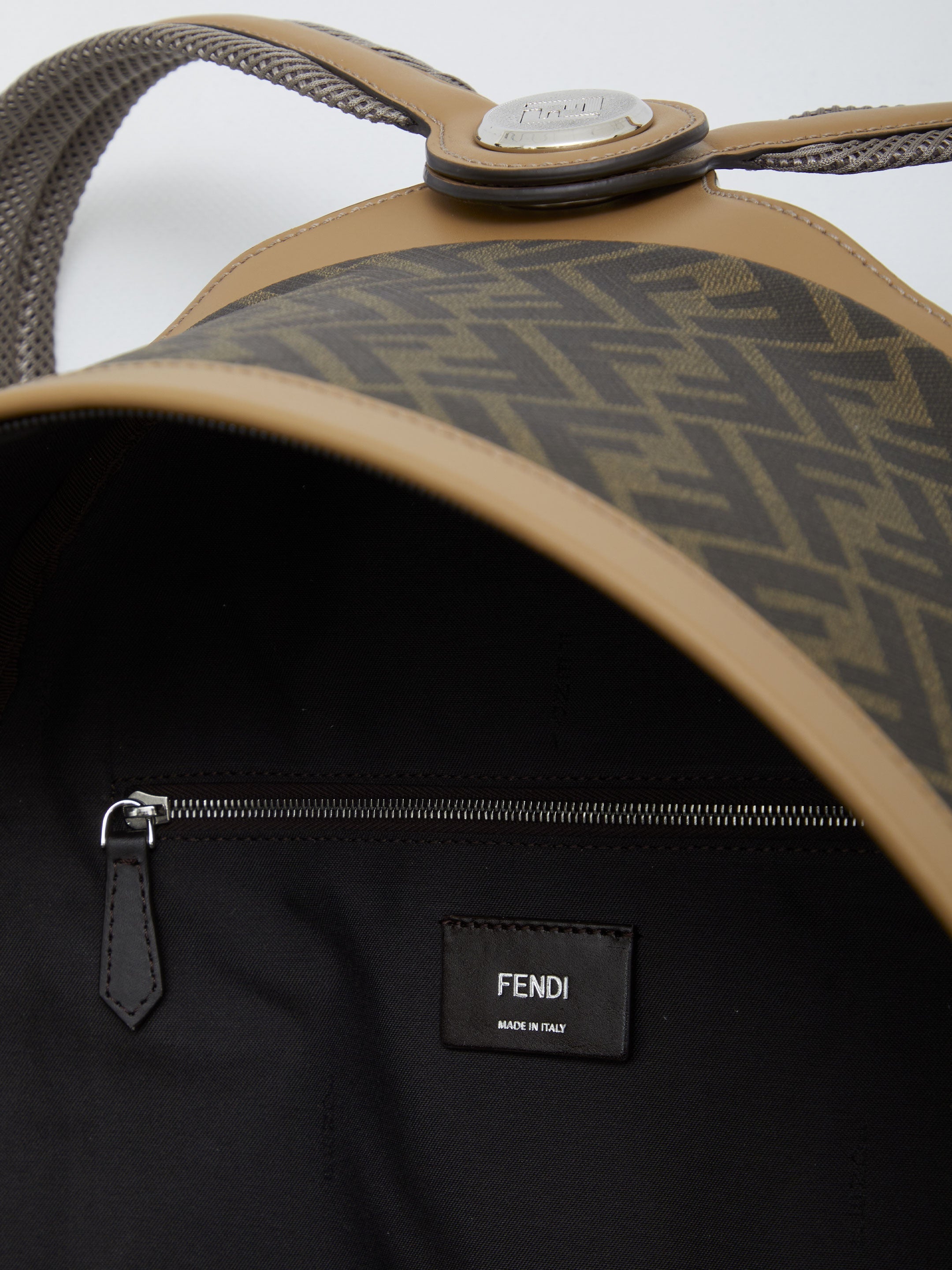 FENDI-OUTLET-SALE-Fendi Chiodo Medium Diagonal backpack-ARCHIVIST