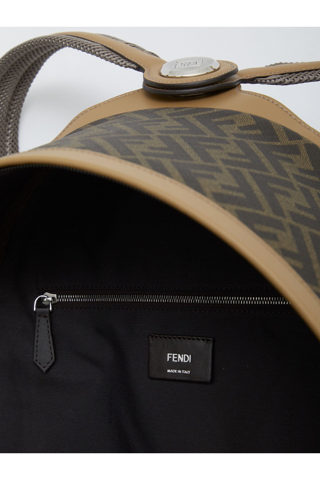 FENDI-OUTLET-SALE-Fendi Chiodo Medium Diagonal backpack-ARCHIVIST