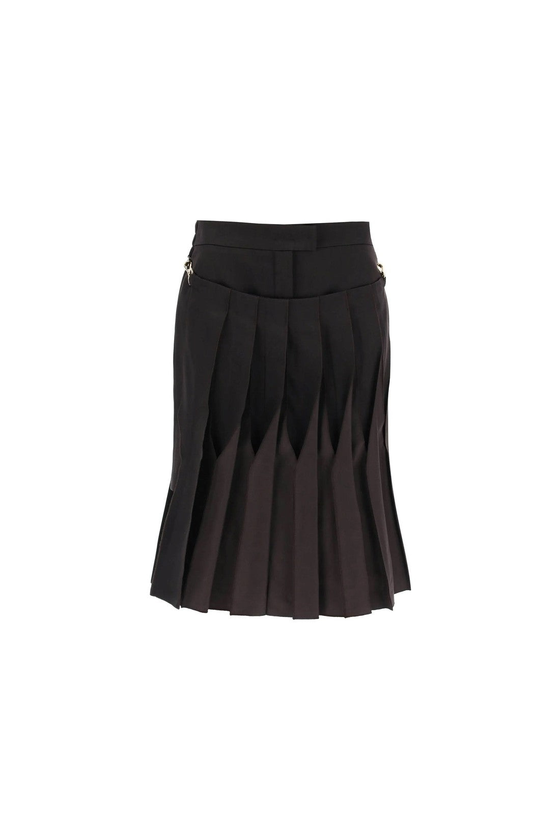 FENDI-OUTLET-SALE-Fendi Cotton And Silk Washed Skirt-ARCHIVIST