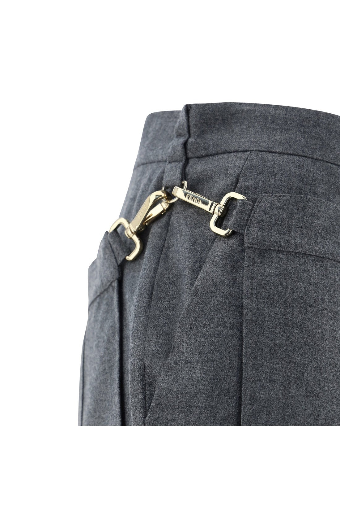 FENDI-OUTLET-SALE-Fendi Flannel Pants-ARCHIVIST