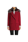 FENDI-OUTLET-SALE-Fendi Fur Collar Wool Coat-ARCHIVIST