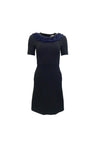 FENDI-OUTLET-SALE-Fendi Knitted Mink Collar Dress-ARCHIVIST