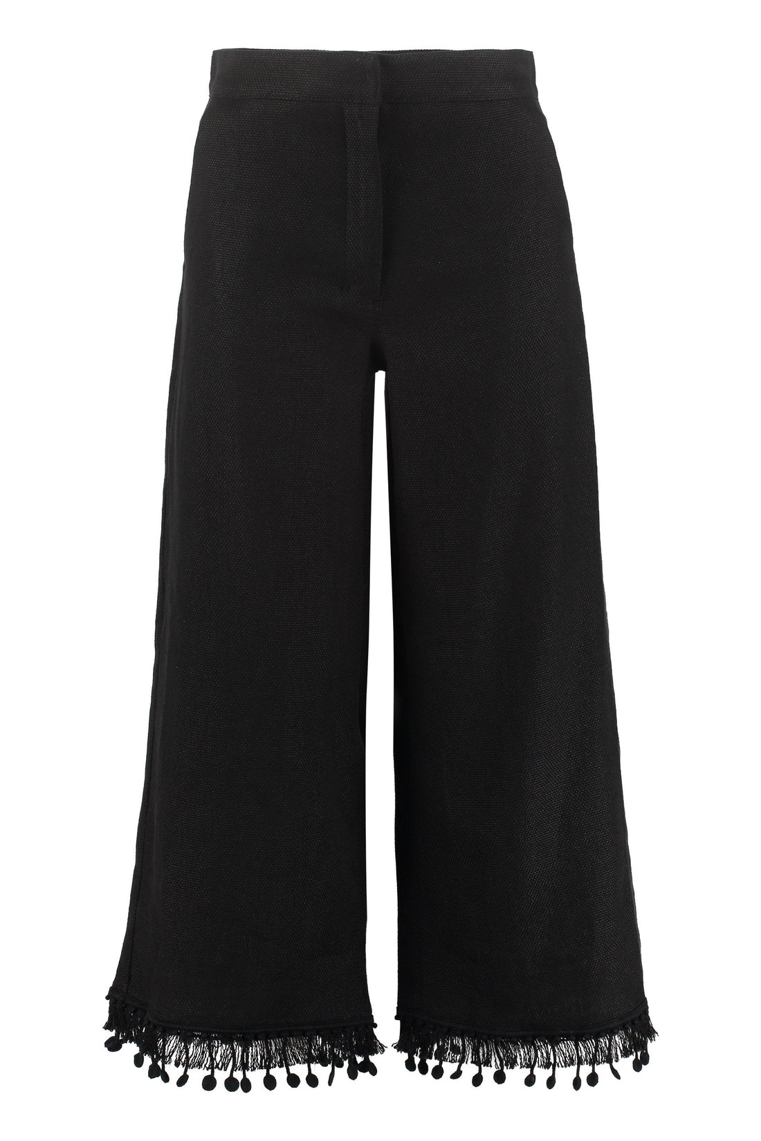 S MAX MARA-OUTLET-SALE-Fiaba linen and cotton trousers-ARCHIVIST