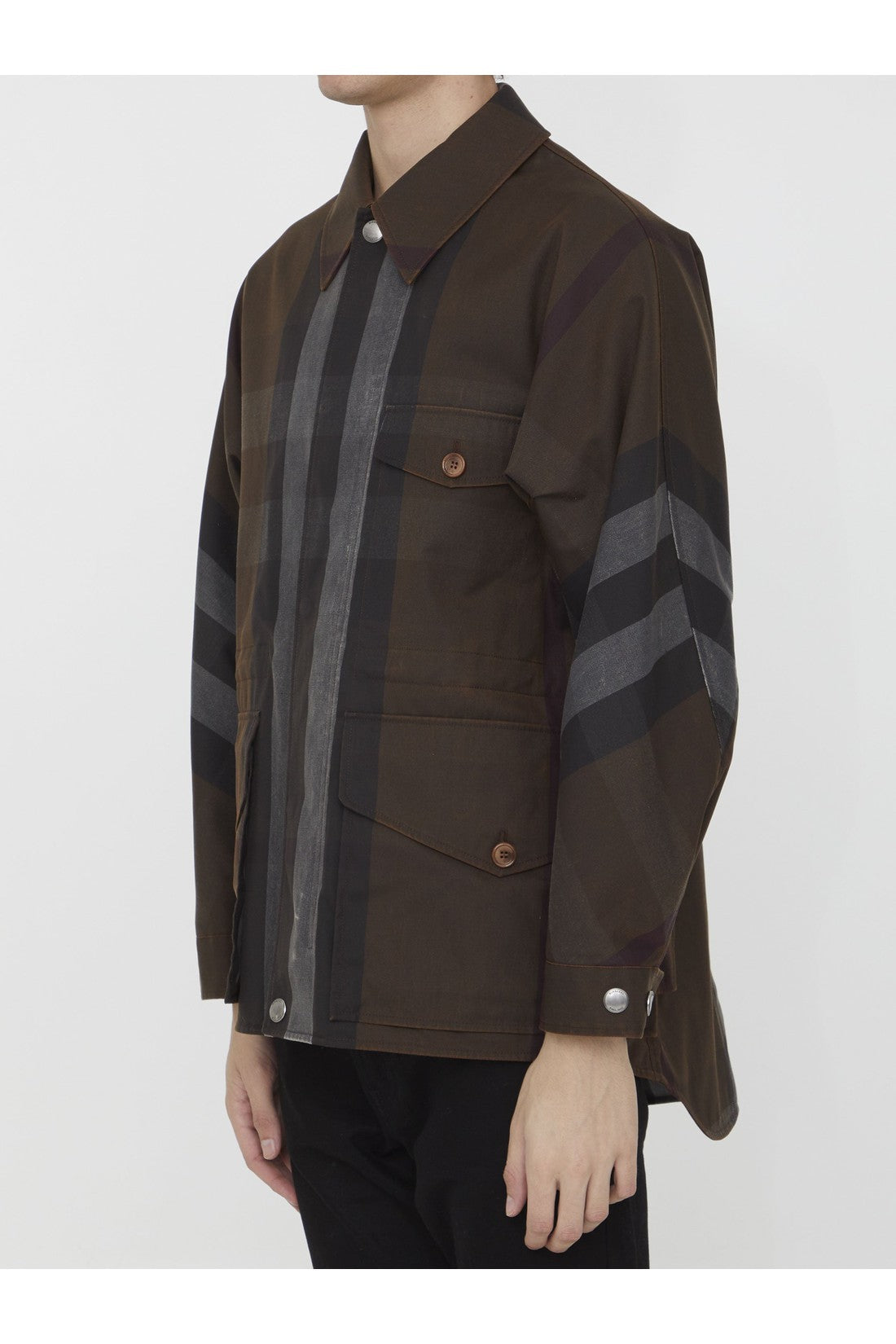 BURBERRY-OUTLET-SALE-Field Check jacket-ARCHIVIST