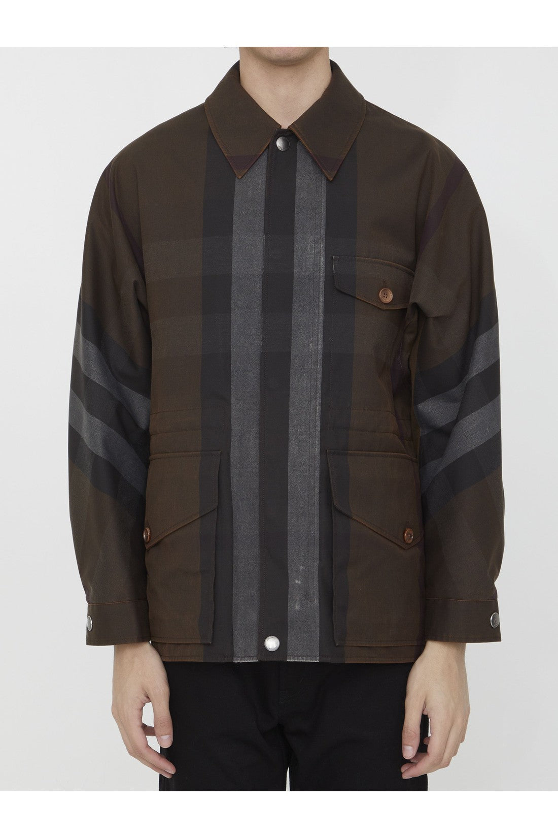 BURBERRY-OUTLET-SALE-Field Check jacket-ARCHIVIST