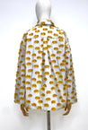 Odeeh-Filcoupé Dots Bluse, Jade Yellow-Hemden & Blusen-Black-Deal-Outlet-by-ARCHIVIST