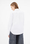 Odeeh-Fine Plissé Bluse, White-Hemden & Blusen-Black-Deal-Outlet-by-ARCHIVIST