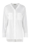 S MAX MARA-OUTLET-SALE-Fingere cotton poplin shirt-ARCHIVIST