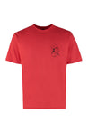 Stüssy-OUTLET-SALE-Fire Dice cotton T-shirt-ARCHIVIST