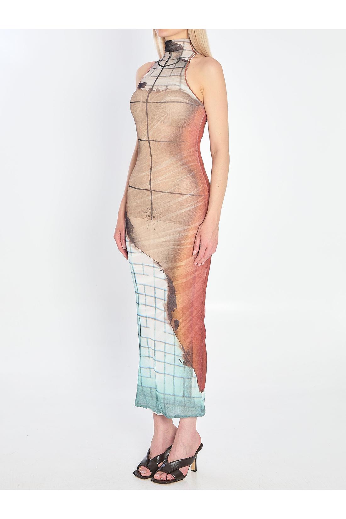 Jean Paul Gaultier-OUTLET-SALE-Fire Long Dress-ARCHIVIST
