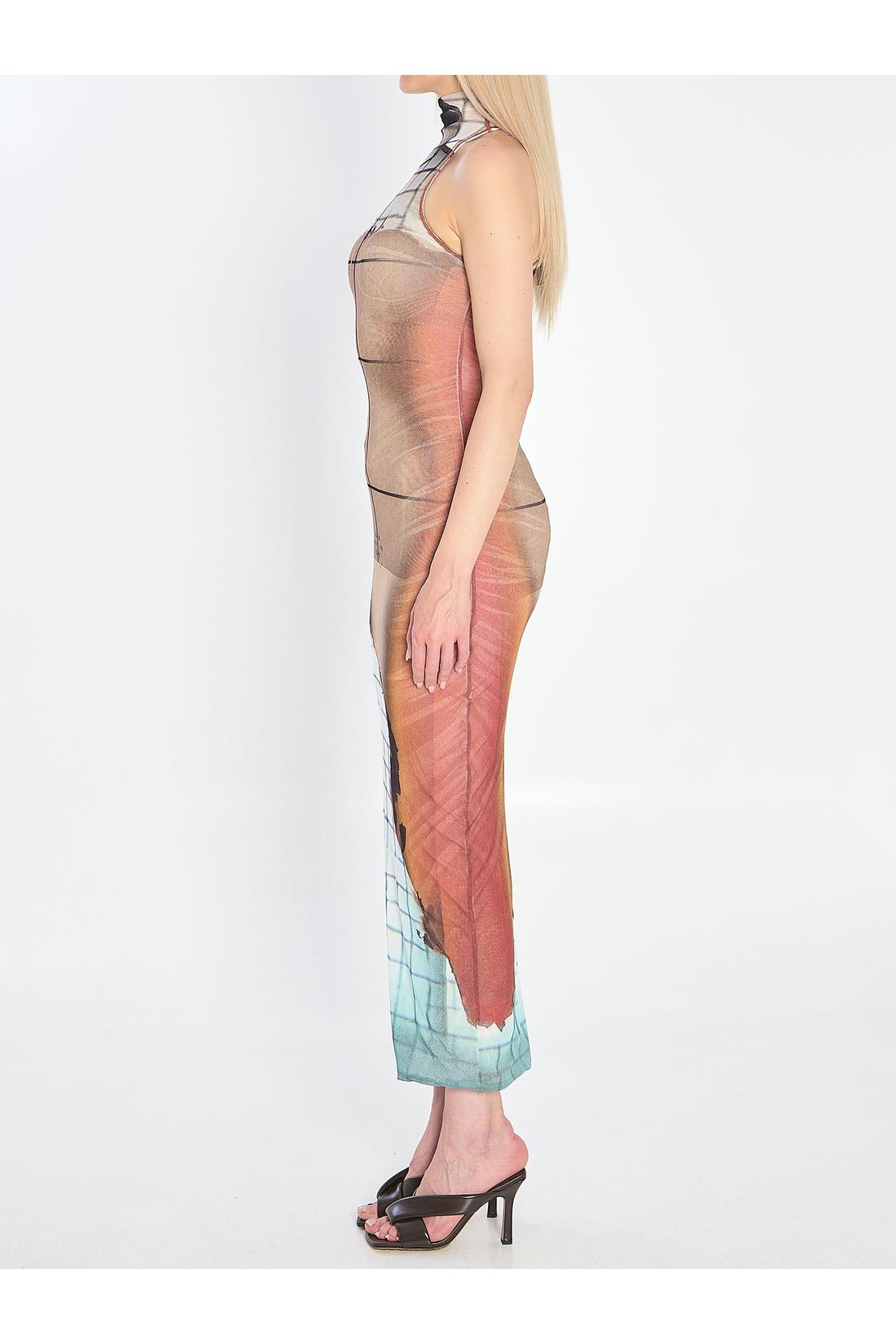 Jean Paul Gaultier-OUTLET-SALE-Fire Long Dress-ARCHIVIST