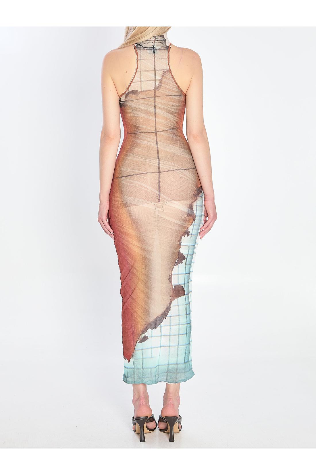 Jean Paul Gaultier-OUTLET-SALE-Fire Long Dress-ARCHIVIST
