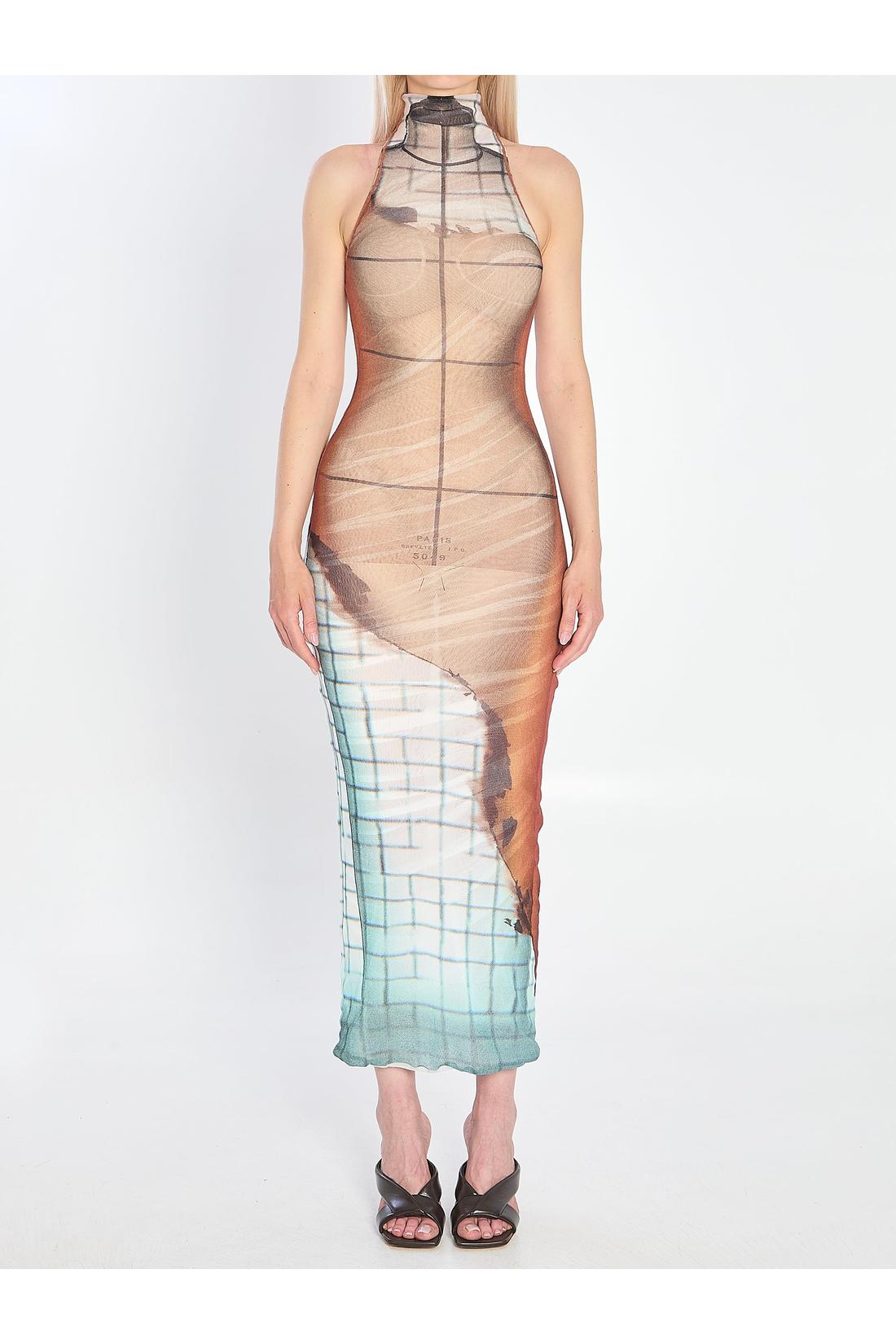 Jean Paul Gaultier-OUTLET-SALE-Fire Long Dress-ARCHIVIST