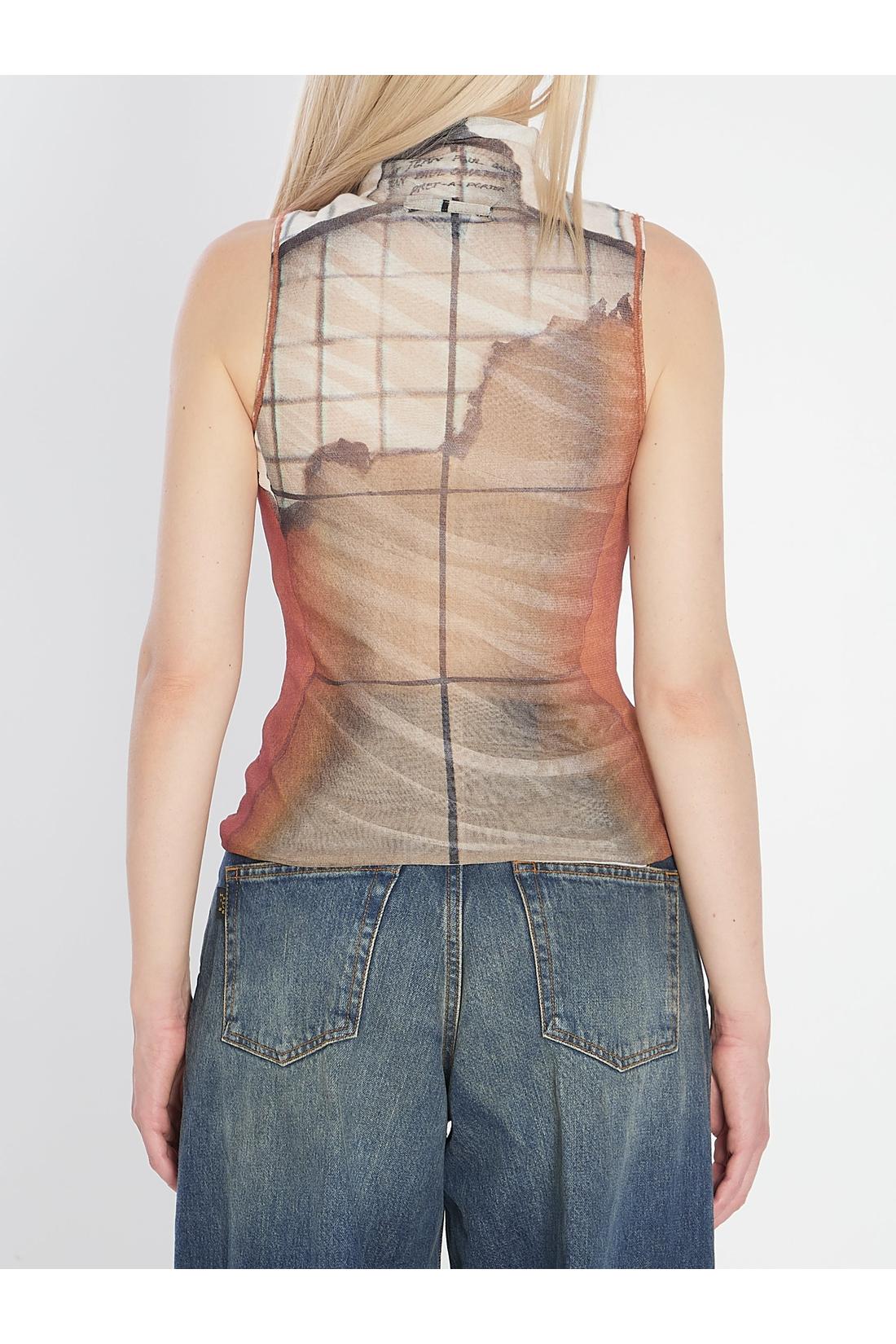 Jean Paul Gaultier-OUTLET-SALE-Fire Tank Top-ARCHIVIST