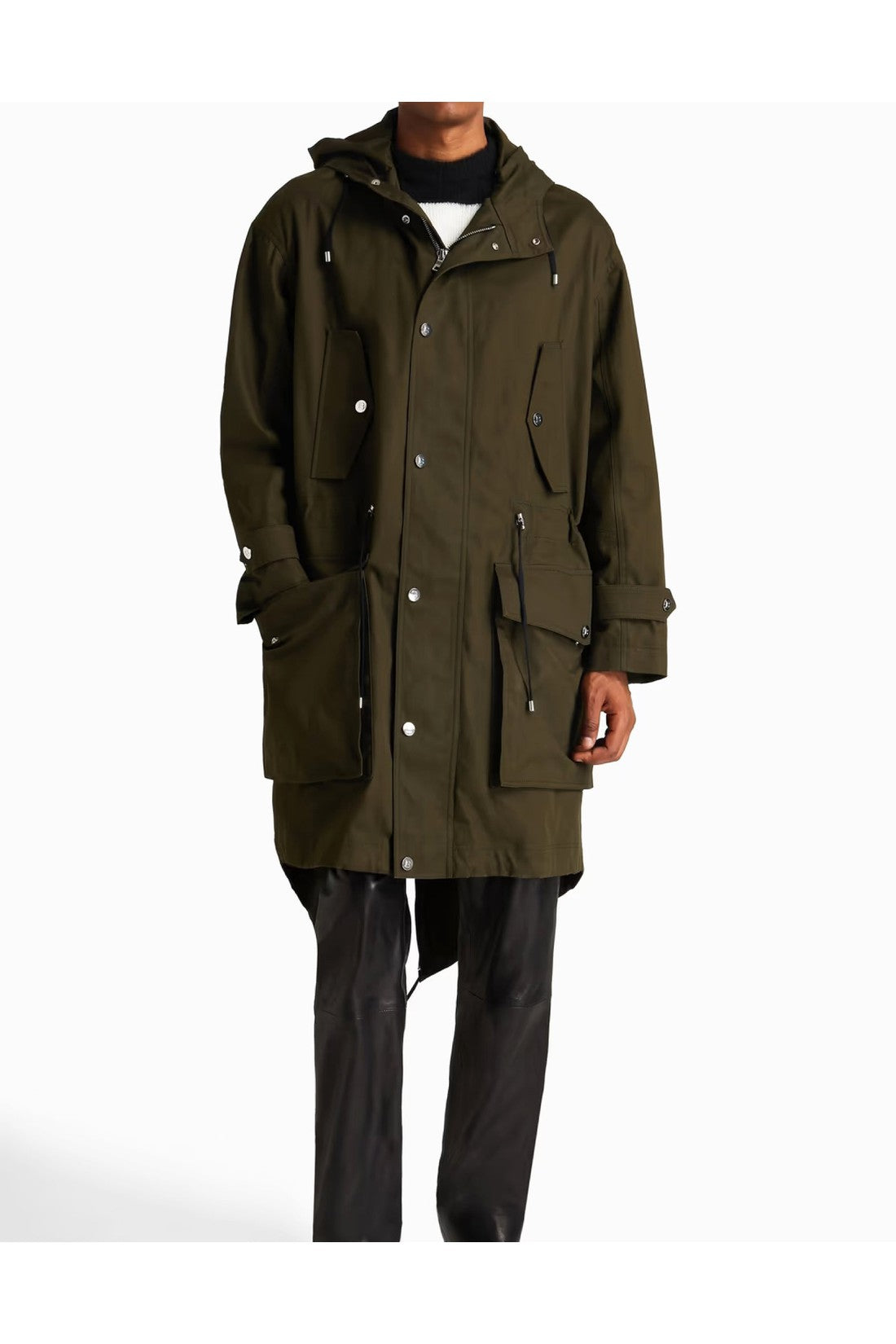 Balmain-OUTLET-SALE-Fishtail Parka Coat-ARCHIVIST