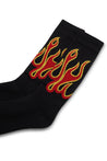 Palm Angels-OUTLET-SALE-Flames Logo Socks-ARCHIVIST