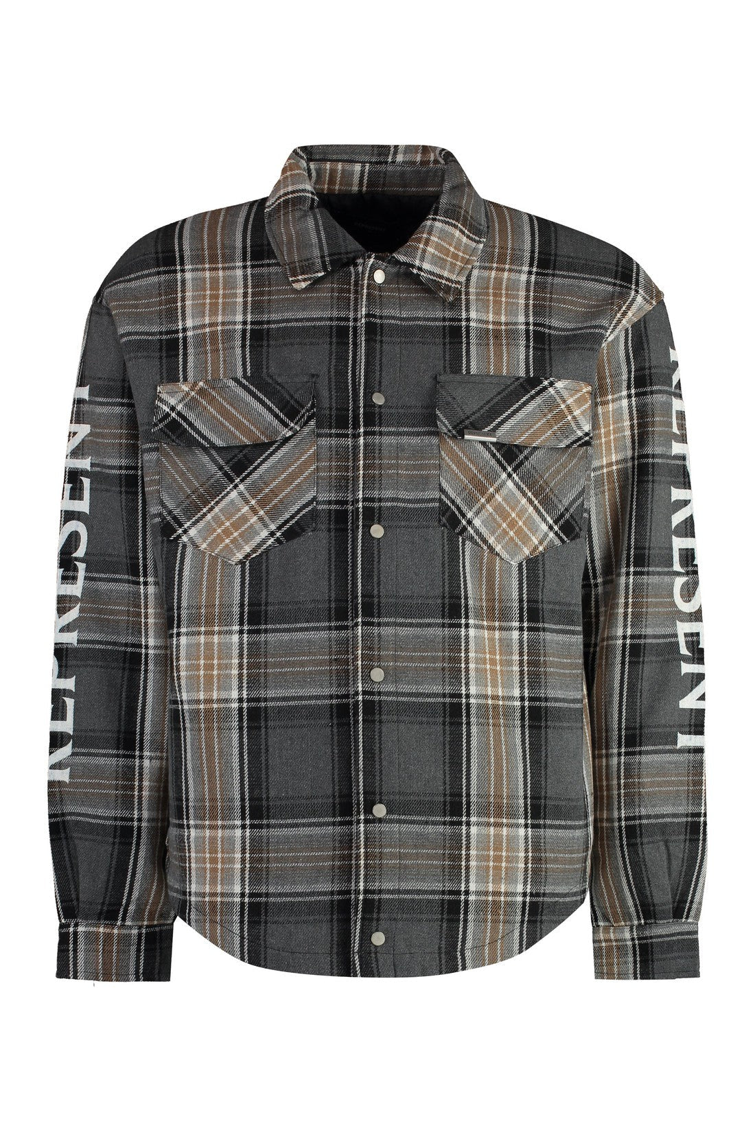 Represent-OUTLET-SALE-Flannel overshirt-ARCHIVIST