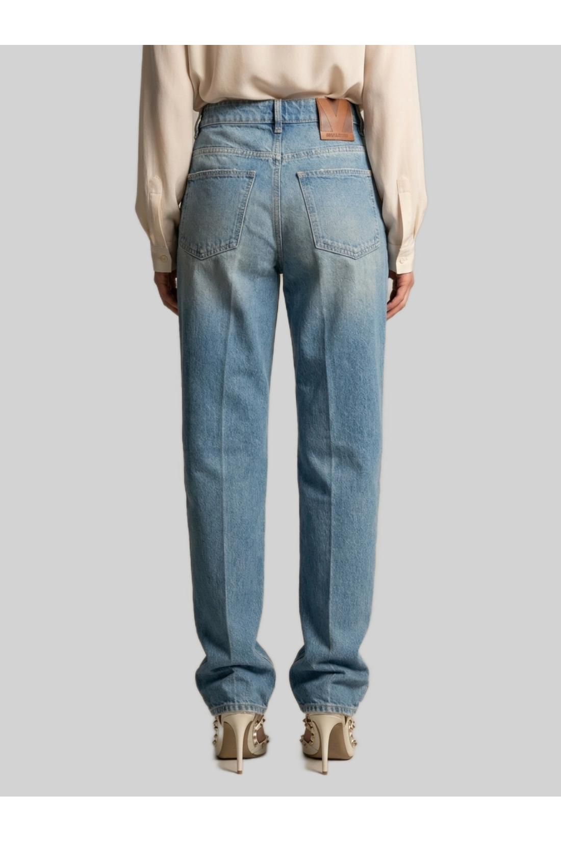 Valentino Garavani-OUTLET-SALE-Flare denim pants-ARCHIVIST