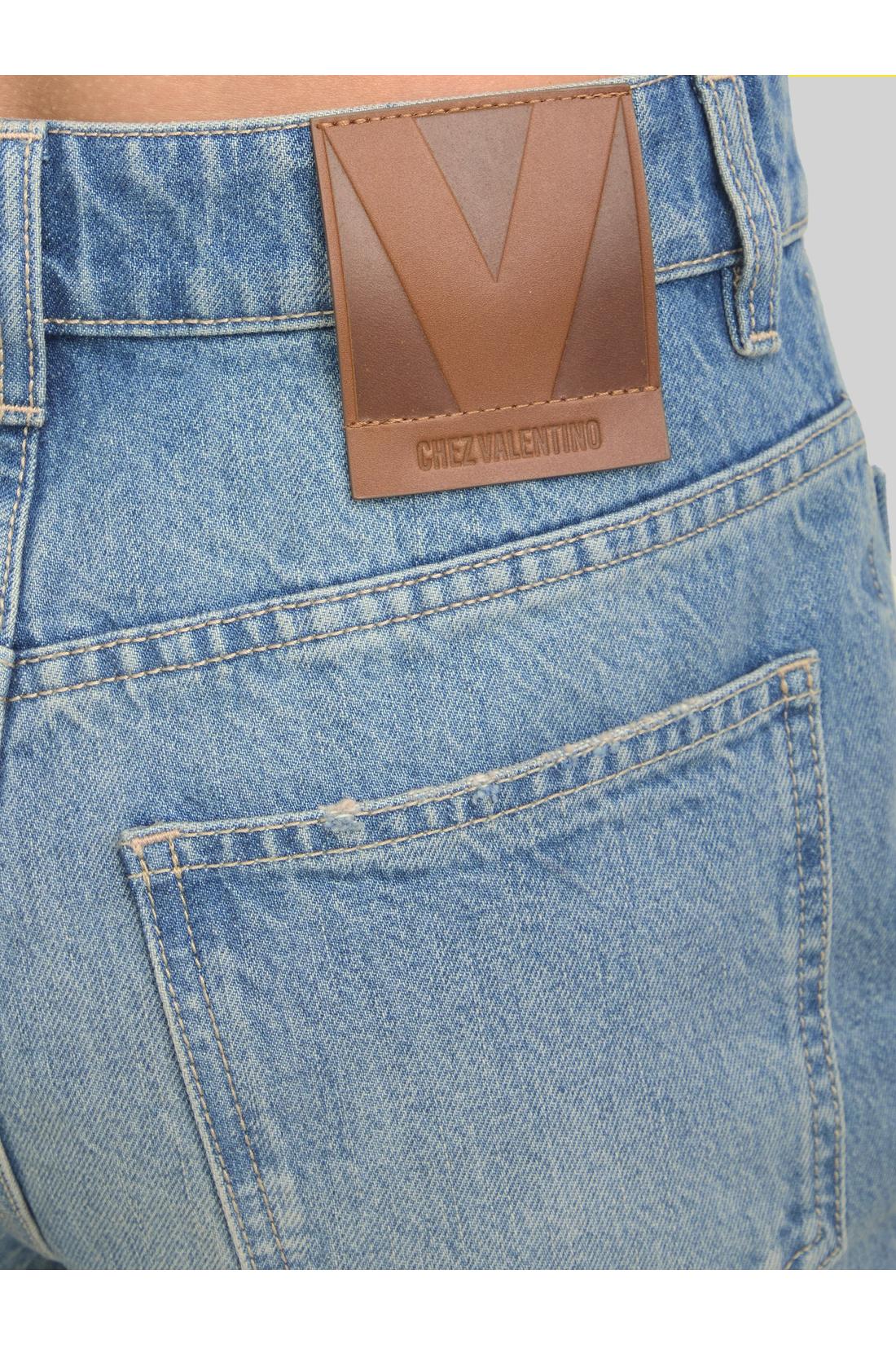 Valentino Garavani-OUTLET-SALE-Flare denim pants-ARCHIVIST
