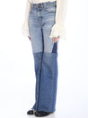 CHLOE-OUTLET-SALE-Flared patchwork jeans-ARCHIVIST