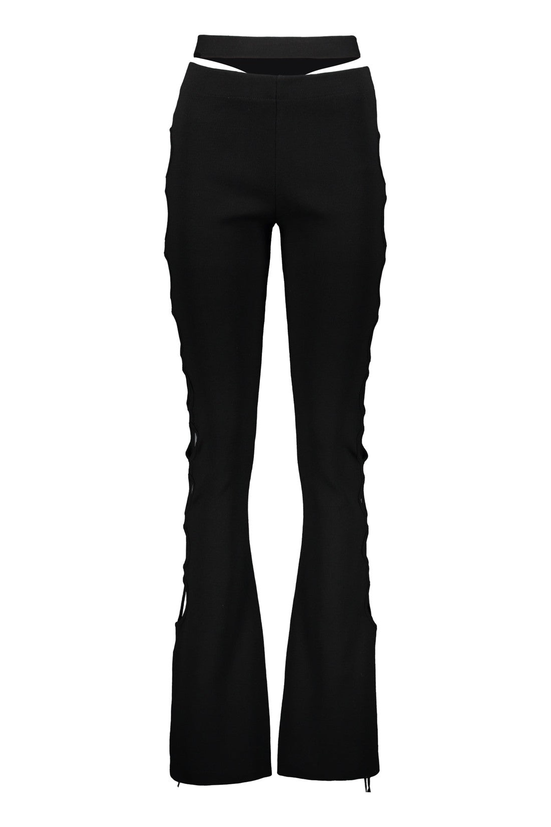 ANDREADAMO-OUTLET-SALE-Flared viscose trousers-ARCHIVIST