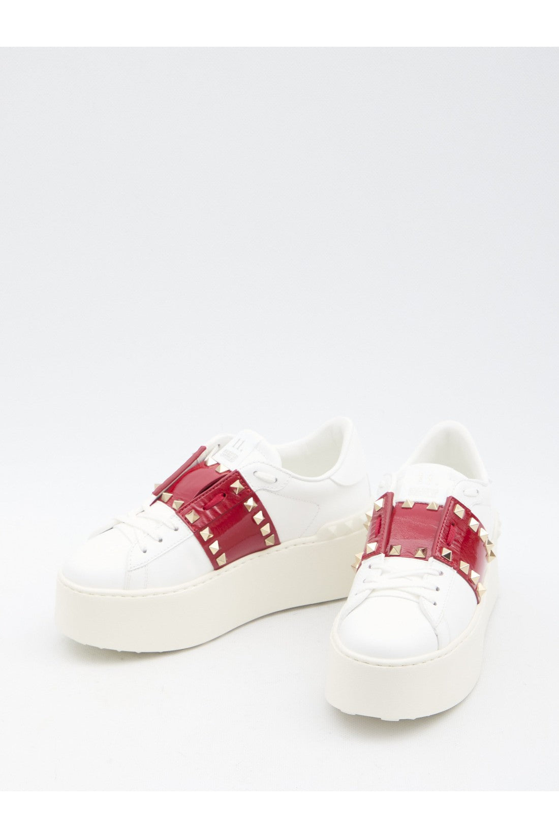 VALENTINO GARAVANI-OUTLET-SALE-Flatform Rockstud Untitled sneakers-ARCHIVIST