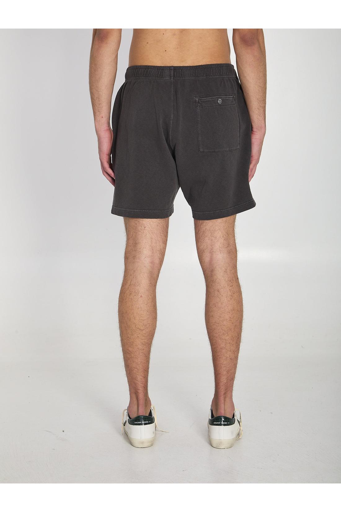 Stone island-OUTLET-SALE-Fleece-lined cotton shorts-ARCHIVIST